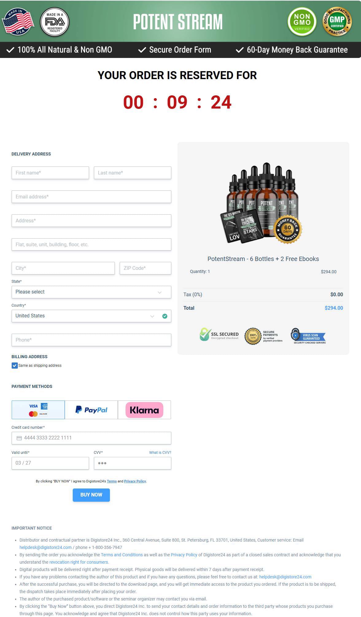 Potent Stream for kidney and urinary health